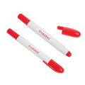 Red Face Paint Twist Marker - Imprinted